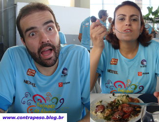 Dudu e Maira na Feijoada da Alegria