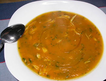 caldo de frango