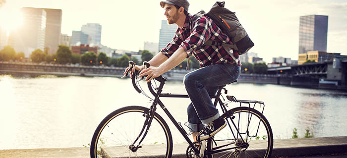 Pedalando na cidade