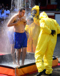 Treinamento de bombeiro