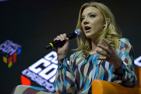 São Paulo, 01 de dezembro de 2016. Cobertura do evento CCXP 2016 no São Paulo EXPO. Palestra: Painel Especial Game of Thrones com Natalie Dormer. FOTOS: Daniel Deak