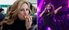 Mariah Carrey e Julia Roberts desfilam gordinhas por aí