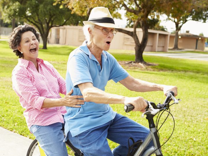 Ensinando a pedalar