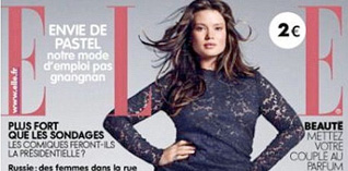 Modelo gordinha é capa da revista “Elle” francesa